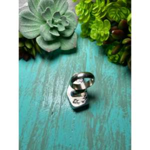 Navajo Handmade <b>Statement</b> <b>Ring</b> Kingman Turquoise & Sterling <b>Silver</b> Size 6.25 Everyday Wear Gemstone <b>Ring</b> - Product Image 4