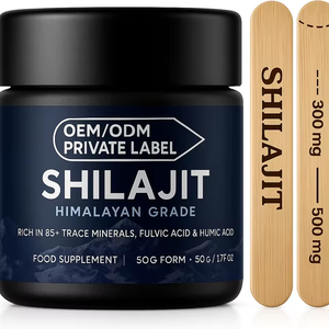 Stimulateur d'immunité en résine de Shilajit de l'Himalaya de qualité alimentaire biologique 50g de marque privée pour la force énergétique chez les hommes et les femmes - Product Image 2