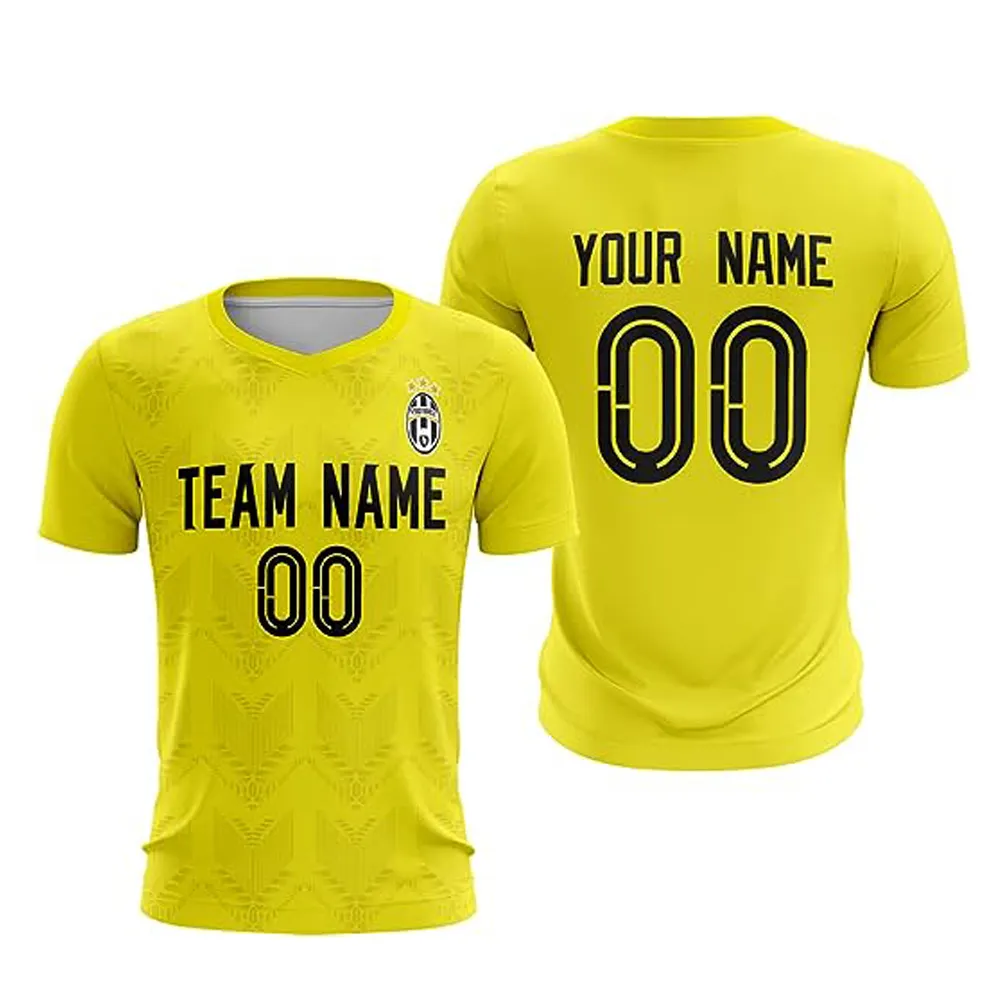 Nova Melhor Qualidade Soccer Jersey Set Custom Soccer Uniform Sets Football Jersey Kit Verão Inverno Unisex