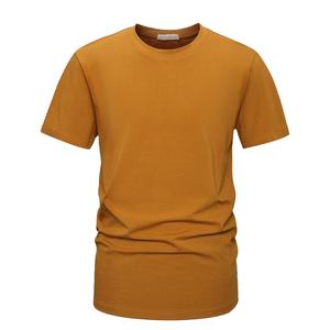 เสื้อยืดลำลองผู้ชายดีไซน์ใหม่ ปรับแต่งได้ สีพื้น ผ้าฝ้ายฟลีซ 100% เรียบง่าย สไตล์ใหม่ ใส่สบาย มีหลายขนาด - Product Image 1