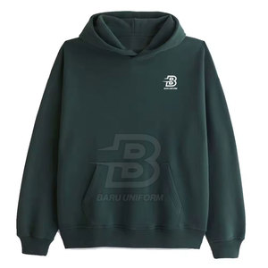 เสื้อฮู้ดทรงหลวมสำหรับผู้ชายเสื้อมีฮู้ดทรงถุงสีออกแบบโลโก้ได้ตามต้องการ - Product Image 1