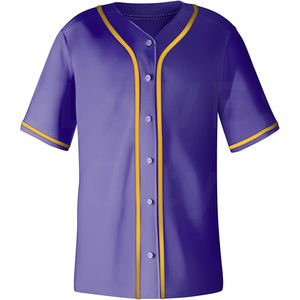 เสื้อเบสบอลแห้งเร็วแบบปรับแต่งได้ชุดออกกำลังกายระบายอากาศใส่สบายมีตัวเลขส่วนตัวโลโก้ตามสั่ง - Product Image 5