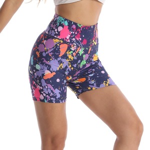 Shorts Deportivos de Cintura Alta para Mujer, Transpirables, Lavados, Estilo Hip Hop, para Ejercicio, Yoga y Ciclismo - Product Image 5