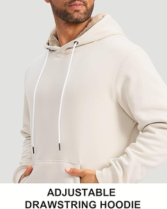 High Quality Men's Hoodies Custom Logo Multicolor 100% Cotton Durable Moisture Wicking for Winter Leisure - Product Image 4