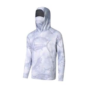 Ropa de Pesca Transpirable con Estampado Digital de Poliéster y Algodón para Adultos, Sudadera con Capucha, Novedad 2026 - Product Image 1