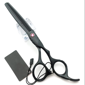 Ensemble de ciseaux de beauté de coiffure industrielle professionnelle Salon coupe de cheveux en acier inoxydable ciseaux amincissants de coiffeur - Product Image 4