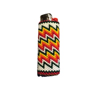 <b>Custom</b>-made Beaded Decorative <b>Lighter</b> Cases Seed Beads <b>Lighter</b> Cover Lightweight Seed Beaded <b>Lighter</b> Case - Product Image 1