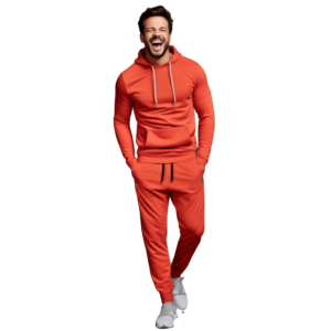 100% algodón de peso pesado para Puff Print Chándales para hombres Conjuntos de ropa de calle de 2 piezas de alta calidad para chándales de invierno para hombres - Product Image 6