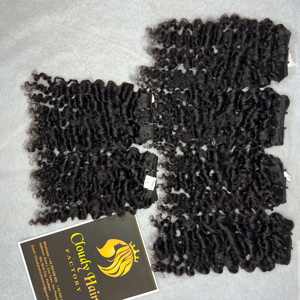 Proveedor superior al por mayor barato Natural 100% Virgen Remy vietnamita birmano rizado trama pelo, extensiones de cabello humano - Product Image 3