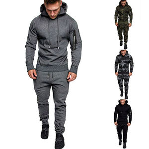 Nuevo Chándal Informal con Capucha, Ropa Deportiva de Camuflaje para Otoño e Invierno para Hombre Adulto - Product Image 4