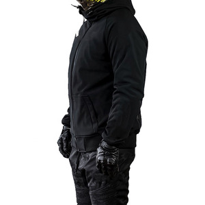 Sweat à capuche pour homme, robuste, pour moto, imprimé, intérieur brossé chaud, couches de protection, design durable, mouvement flexible, personnalisable pour - Product Image 4