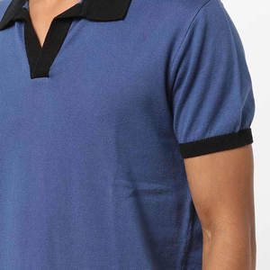 T-shirt polo à manches courtes et look attrayant pour hommes T-shirt polo à la mode pour hommes à prix compétitif - Product Image 6