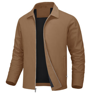 Vestes pour hommes coupe-vent d'hiver décontractées et chaudes vestes pour hommes nouveau design à col rabattu vestes en toile de coton de qualité supérieure pour hommes - Product Image 6