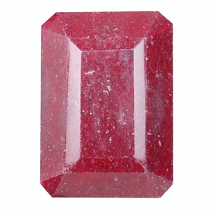 Rubí Rojo Natural Certificado de Calidad AAA+ de Gran Tamaño, 2505 Ct., Corte Esmeralda Facetado, Gema Suelta, Gem231 - Product Image 2