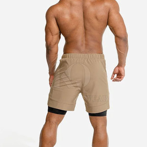 Pantalones Cortos Deportivos Casuales para Hombre, Diseño Personalizado, Ligeros, Transpirables, de Secado Rápido, Servicio OEM, Poliéster/Algodón - Product Image 2