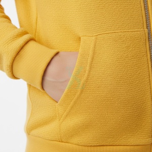 Women's Winter Lightweight Zipper Hoodies OEM Wholesale Custom Made Casual Fashion Streetwear Gym Outerwear <b>Fleece</b> <b>Jacket</b> 100% - Product Image 6