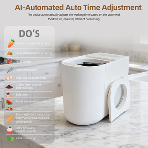 LUXFOND Compostador Eléctrico Automático de Gran Capacidad para Desechos de Cocina, 4.5L, para Interiores - Product Image 5