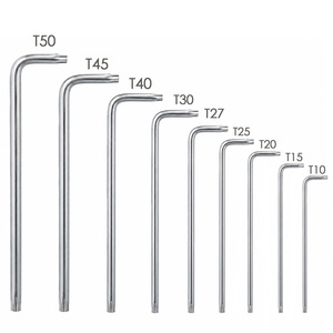 Jeu de clés Torx en forme de L, 9 pièces, longues, anti-effraction - Product Image 2