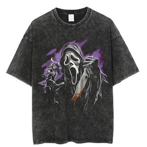 Camiseta cuadrada de calidad 300GSM para hombre, camiseta personalizada con serigrafía, camiseta de gran tamaño de algodón pesado 100%, diseño de camiseta de peso pesado - Product Image 3