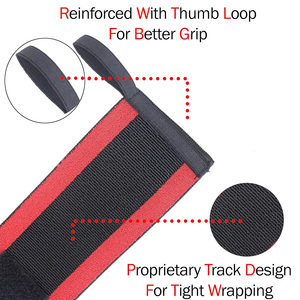 Offre Spéciale respirant entraînement poignet soutien enveloppe réglage optimal de la poignée Deadlift Powerlifting bracelet pour l'haltérophilie - Product Image 3
