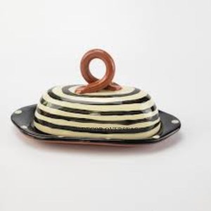 Art rustique vintage Émail fini Aspect attrayant Ustensiles de cuisine Table à manger Centre de table Nourriture et beurre Plat de service - Product Image 6