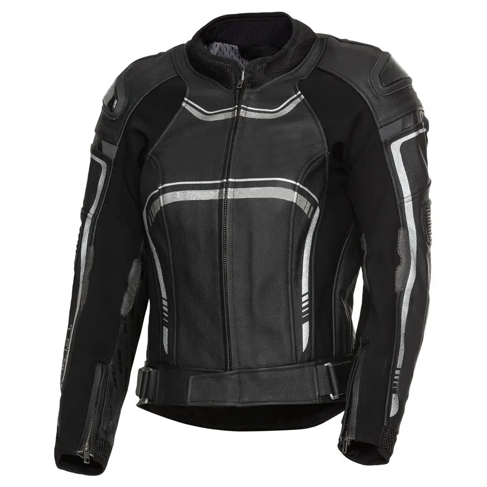 Qualité supérieure avec armures veste de moto en cuir Racing XXL XXXL Auto unisexe OEM XXS Style Time Lead Sportswear Support Caractéristique