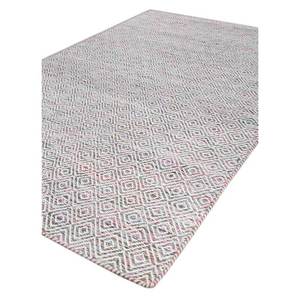 Alfombras Abrash Adwv-13047 de Tejido Plano con Patrón Geométrico en Lana y Viscosa, Color Rosa y Morado, para Uso Doméstico - Product Image 2