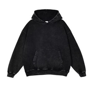 เสื้อฮู้ดพิมพ์ลายพัฟไหล่ตกหนักซักได้ - Product Image 2