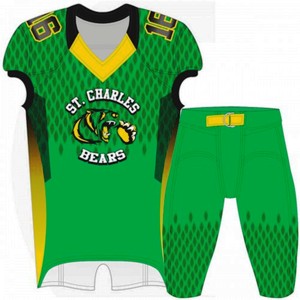 Pantalones de Fútbol Americano Cómodos y Transpirables / Jersey y Pantalones de Fútbol Americano con Cierre Personalizado y Servicio OEM - Product Image 3