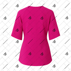 Venta al por mayor griego Jack y Jill of America JJOA Ropa Mujer Cinturón Túnica Top | Casual Cinturón Blusa de manga corta Camisa - Product Image 2