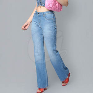 Venta al por mayor bajo MOQ pantalones vaqueros para las mujeres por encargo diseño único mujeres pantalones vaqueros para la venta - Product Image 5