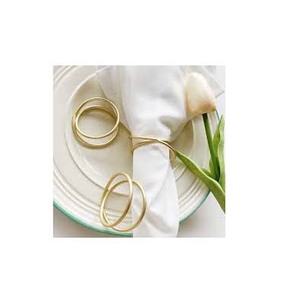 Rond de serviette rond en bois et résine Vaisselle Rond de serviette en vrac de mariage de haute qualité - Product Image 4