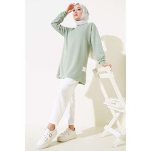 Tunique Emblème Imprimé Texte Vert Âge - Product Image 4