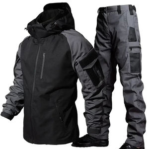 Traje de entrenamiento de invierno impermeable para mujer al aire libre sólido 2 en 1 diseño Airsoft chándal 100% algodón - Product Image 1