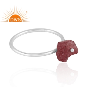 Nuevo diseño 925 plata esterlina fina Natural Bio turmalina piedra preciosa anillo apilable joyería para mujer regalo para ella - Product Image 2