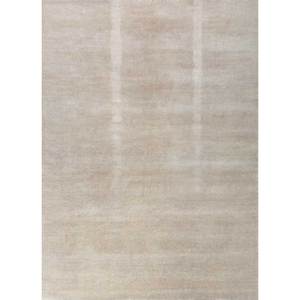 Tapis en laine noués à la main Aprezo gris et noir, design abstrait 3D pour usage domestique - Siwl-24, tapis de salon et tapis de couloir - Product Image 1