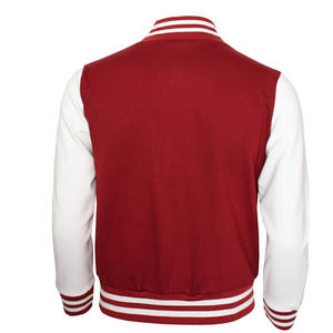 Chaqueta universitaria estilo varsity, auténtica construcción en lana melton y cuero vacuno, estilo atlético icónico, ideal para eventos. - Product Image 5