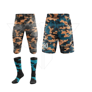 Uniforme de football américain sur mesure de fabrication pakistanaise, de haute qualité, à manches courtes, à séchage rapide, antibactérien et respirant pour adultes - Product Image 1
