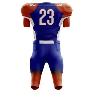 Maillots de football américain à manches courtes personnalisés, uniformes d'entraînement sportif respirants avec un nouveau design - Product Image 3