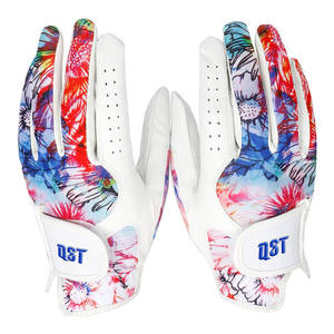ถุงมือเล่นกอล์ฟสำหรับผู้หญิงและผู้ชาย, ถุงมือเล่นกีฬาซอฟต์บอลระบายอากาศได้ดีหนังแท้ - Product Image 1