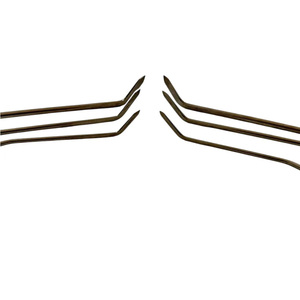 Sylvora Edition, 6 piezas, punta afilada, doble curva, herramientas PDR izquierda y derecha, varillas de reparación de abolladuras sin pintura, acero inoxidable - Product Image 4