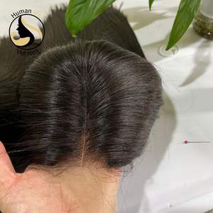 Perruque Lace Closure Wig brésilienne naturelle, cheveux lisses, os Transparent, cuticules, aligné, prix usine, haute qualité - Product Image 3