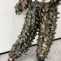 Vente en gros : Tenue de camouflage 3D à feuilles, type Ghillie, à capuche, pour la chasse, l'observation des oiseaux en forêt et les jeux de CS
