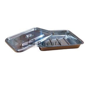 Plateau pour instruments de chirurgie médicale en acier inoxydable de style unique Plateau pour instruments d'impression de logo entièrement personnalisé - Product Image 2