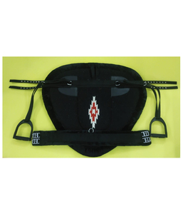 BLUHORSE BH-985 Durable anglais équestre coton Bareback selle ensemble complet Nylon étrier sangles en plastique étrier rembourré circonférence - Product Image 1