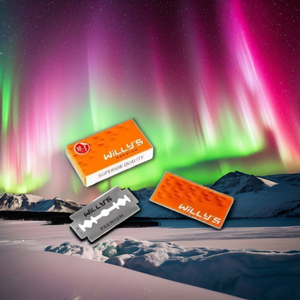 Cuchilla de afeitar de acero inoxidable de doble filo para hombres de alta calidad, herramienta de aseo suave Premium - Product Image 3