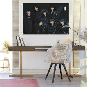 Póster Moderno de BTS Black Wings con Diseño Vertical para Ocasiones de Cumpleaños - Product Image 2