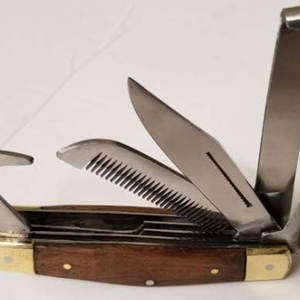 Cuchillo de pezuña más vendido, mango de madera, cuchillo de pezuña de ojo de aseo de caballos de alta calidad, instrumentos veterinarios, cuchillos de garras - Product Image 4