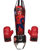 Équipement d'entraînement de gymnastique pour enfants, sac de boxe sur piédestal en cuir, bande élastique, léger, durable, confortable, pour 6-8 ans
