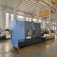 Centro de Torneado CNC Automático TCK700DY Hidráulico con Contrapunto Programable 380V Sistema GSK de Alta Resistencia Nuevo de Alta Precisión para Metal